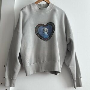 We11done Thermo Sensitive Polar Bear Sweatshirt